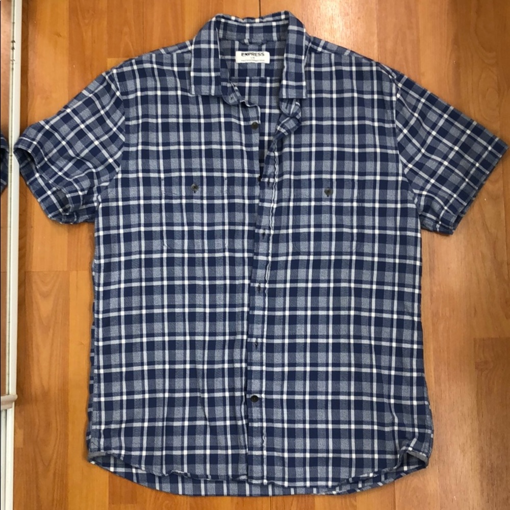 Men’s Express shirt sleeve button down L